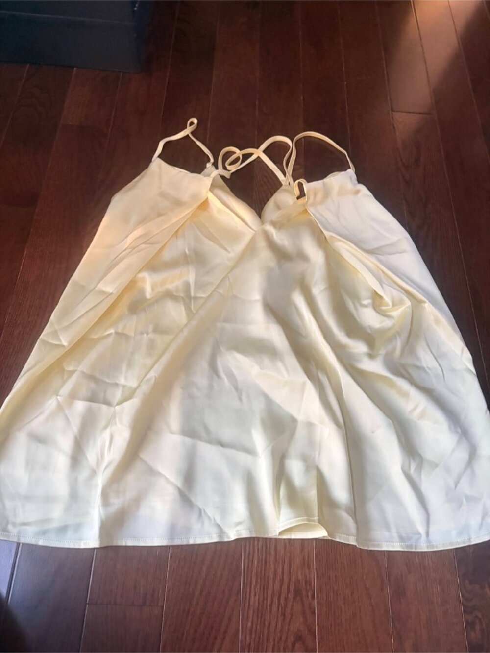 Cream Plus-Size Satin Cami - Picture 2 of 2